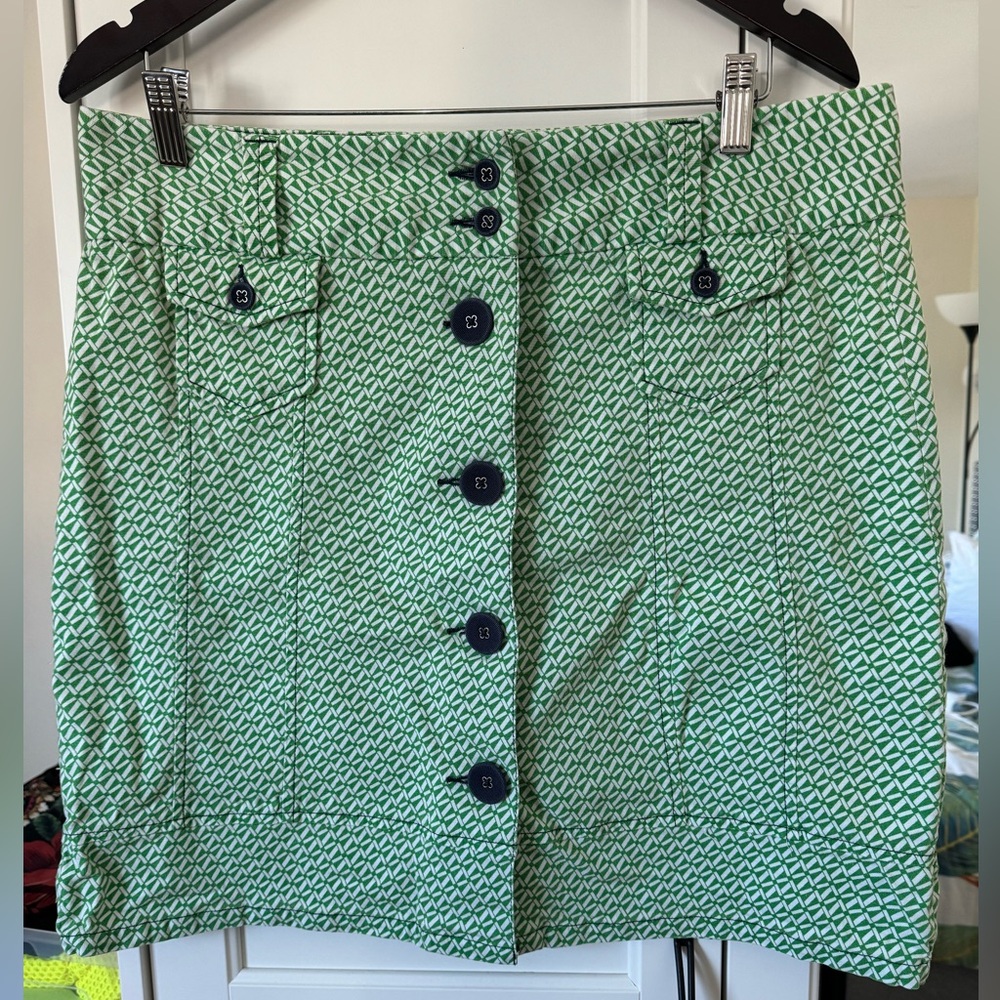 L.L. Bean Green Skirt Size 12